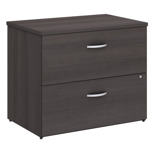 Image 1 of 5.. Scranton & Co Lateral File Cabinet in Storm Gray