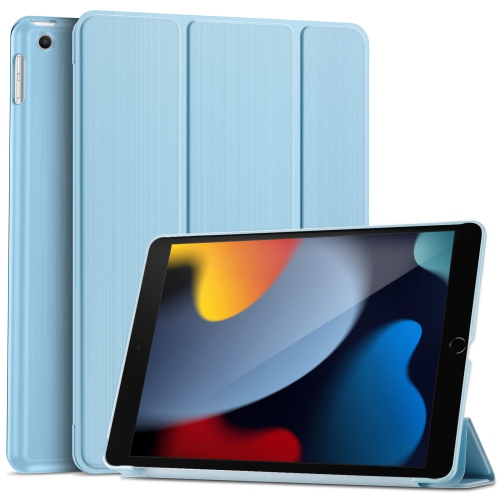 HLD  Ipad 10.2 Case Ipad 9Th Gen 2021/ Ipad 8Th Gen 2020/ Ipad 7Th Gen 2019, Slim Tri-Fold Stand Hard Back Shell Dual Standing Angles Protective Smart