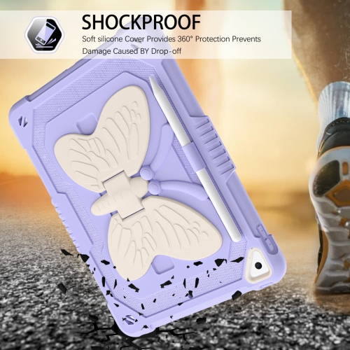 iPad 9th Generation Case 10.2 Inch 2021, iPad 8th Generation Case,iPad 7th Generation,iPad Air 3 Case 10.5",DUEDUE Butterfly