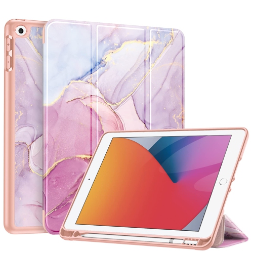 Fintie SlimShell Case for iPad 9th / 8th / 7th Generation 10.2 Inch - Built-in Pencil Holder Soft T