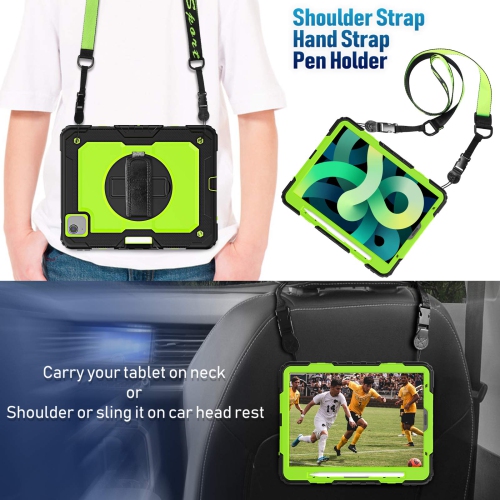 Étui Timecity pour iPad Air 10.9 2022/2020 5e/4e génération, étui antichoc intégral pour tablette avec protecteur d’écran, 360°