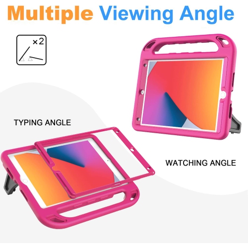 BMOUO New iPad 10.2 Case 2021/2020/2019 - iPad 9th/8th/7th Generation Case with Built-in Screen Protector,Shockproof Light W