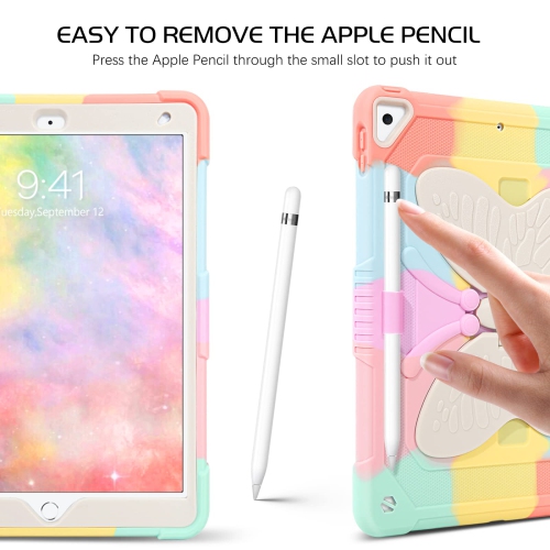 iPad 9th Generation Case, iPad 8th/7th Generation Case iPad 10.2 Case, iPad Air 3 Case [Pencil Holder] Kids Camo Case for iPad 10.2" Shockproof