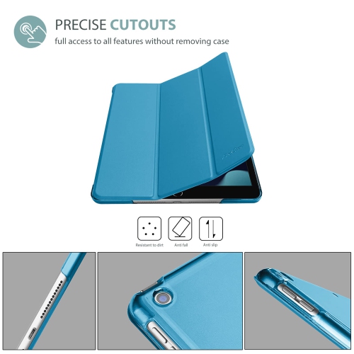 ProCase iPad 10.2 Case 2021 9th Gen/ 2020 iPad 8th Gen/ 2019 7th Gen, Slim Stand Hard Back Shell Protective Smart Cover Case