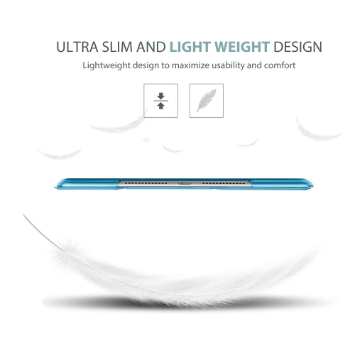 ProCase iPad 10.2 Case 2021 9th Gen/ 2020 iPad 8th Gen/ 2019 7th Gen, Slim Stand Hard Back Shell Protective Smart Cover Case