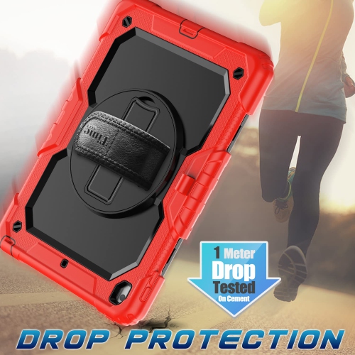 Timecity Case for iPad 10.2, Case for iPad 9th/8th/ 7th Generation with Screen Protector, 360° Rotatable Stand with Hand/Shoulder Strap, Shockproof