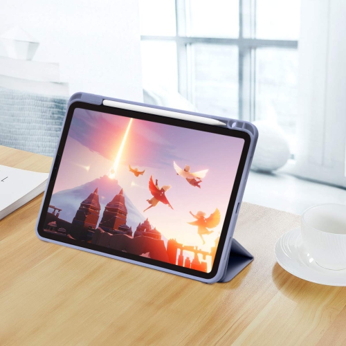 Étui SIWENGDE pour iPad Pro 11 2021/2020/2018, étui intelligent mince Rebound avec porte-crayon intégré, solide volets magnétiques S