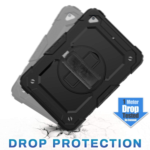 SEYMAC stock iPad Mini 5/4 Case, Full-Body Drop Proof Armor Case with 360 Rotating Stand Pencil Holder Screen Protector