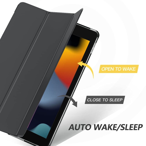 iPad 10.2 Case for iPad 9th Generation 2021/ iPad 8th Generation 2020/ iPad 7th Generation 2019, Slim Stand Hard Back Shell Smart Cover Case for iPad