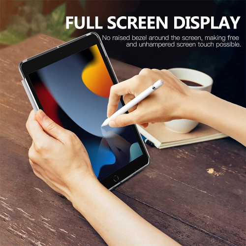 iPad 10.2 Case for iPad 9th Generation 2021/ iPad 8th Generation 2020/ iPad 7th Generation 2019, Slim Stand Hard Back Shell Smart Cover Case for iPad