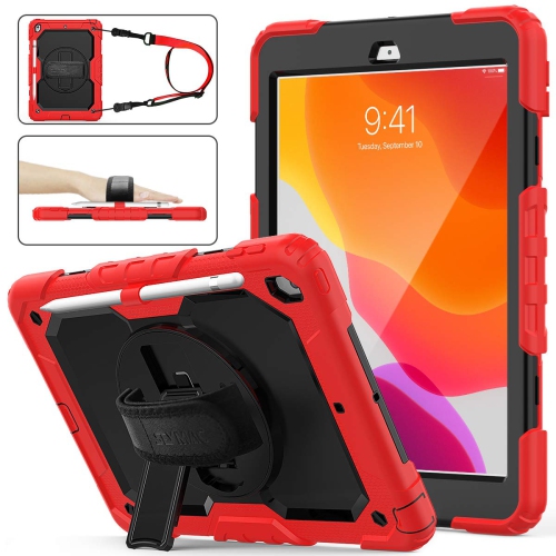SEYMAC stock iPad 9th/8th/7th Generation Case, Three Layer Drop