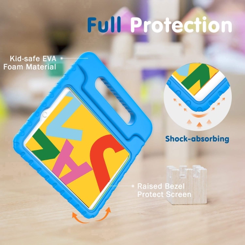 BMOUO iPad 9th Generation Case, iPad 8th/7th Generation Case, iPad 10.2 Case, Shockproof Light Weight Convertible Handle Sta