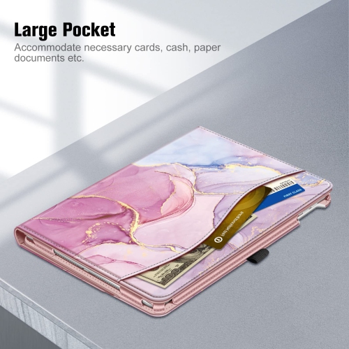 Étui Fintie pour iPad 9e/8e/7e génération 10.2 po - Support de visionnement multiangle Protection en coin C