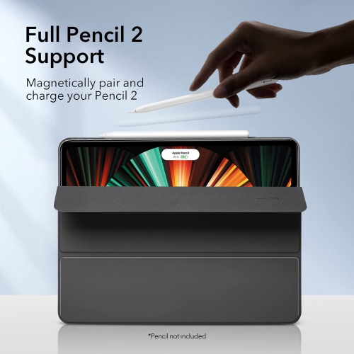 Étui magnétique Rebound de ESR pour iPad Pro 12.9 po 2021 5e/2020 4e génération, supports magnétiques pratiques pour fixation