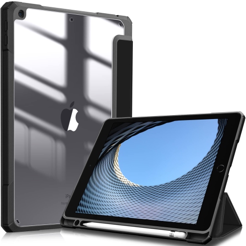 HLD  Fintie Hybrid Slim Case for Ipad 9Th / 8Th / 7Th Generation ( 2021/ 2020 / 2019) 10.2 Inch - Built-In Pencil Holder Shockp