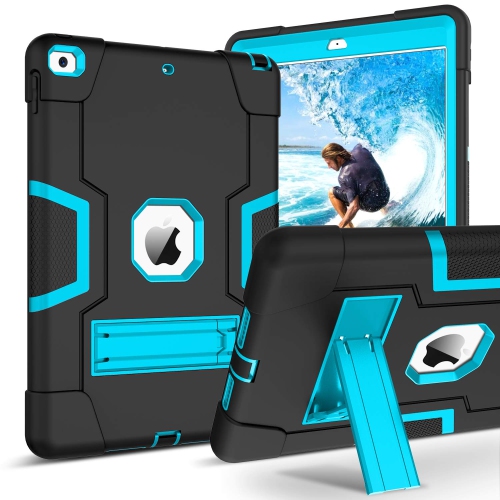 HLD  Ipad 9Th Generation 10.2 Case 2021, Ipad 8Th/7Th Generation Case Ipad 10.2 Case, Kickstand Heavy Duty 3 In 1 High Impact Full-Body Bumper