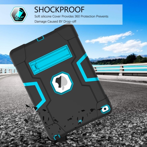 iPad 9th Generation 10.2 Case 2021, iPad 8th/7th Generation Case iPad 10.2 Case, Kickstand Heavy Duty 3 in 1 High Impact Full-Body Bumper Shockproof