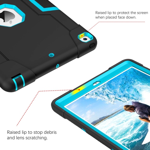 iPad 9th Generation 10.2 Case 2021, iPad 8th/7th Generation Case iPad 10.2 Case, Kickstand Heavy Duty 3 in 1 High Impact Full-Body Bumper Shockproof