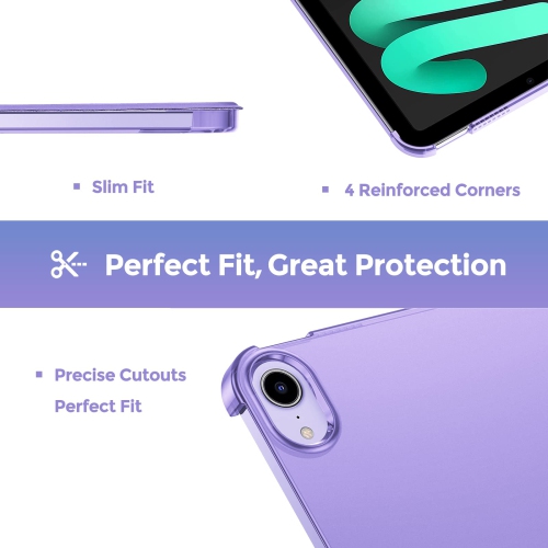 ProCase iPad Mini 6 2021 8.3 Inch Case with, Ultra Slim Stand Hard Back Shell Protective Smart Cov