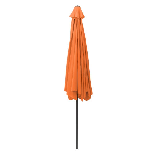 CorLiving 10ft Orange Offset Tilting Patio Umbrella