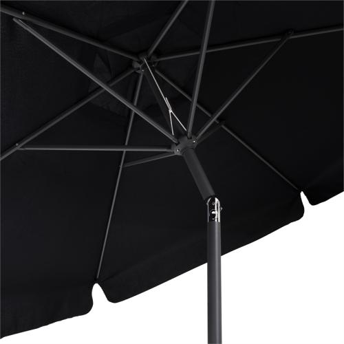 CorLiving 10ft Black Offset Tilting Patio Umbrella