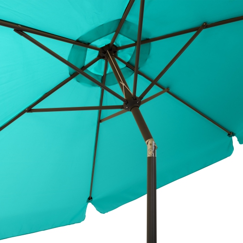 Parasol de patio excentré bleu turquoise 10&nbsp;pi de CorLiving