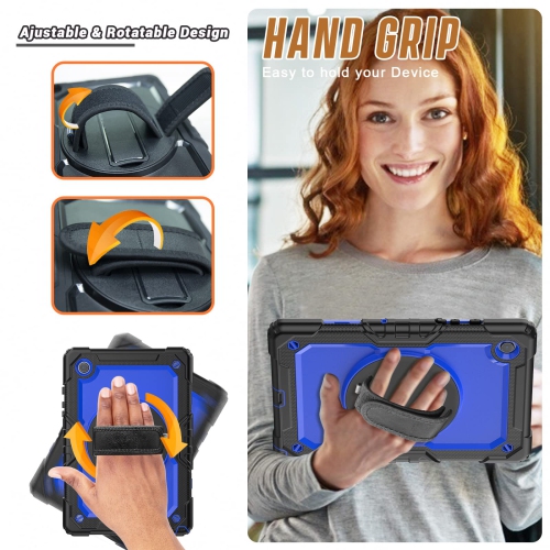 Herize Case for Galaxy Tab A8 10.5 Inch 2022 | Samsung A8 Tablet Case W/Screen Protector | Rugged Shockp