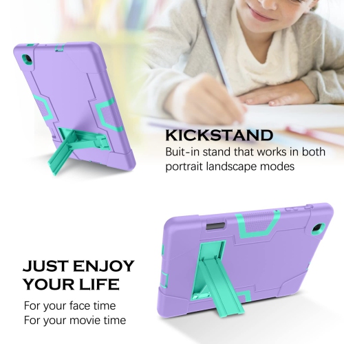 Galaxy Tab S6 Lite Case YINLAI Samsung Tab S6 Lite Cases with Pencil Holder 3 in 1 Rubber Shockproof Heavy Duty Full Body Pr