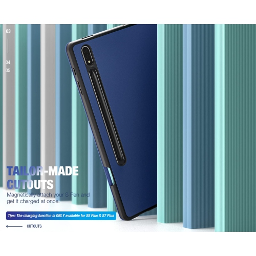 Dadanism Case for Samsung Galaxy Tab S8 Plus 12.4" 2022 / Galaxy Tab S7 FE 12.4" 2021 / Galaxy Tab S7+ 12.4" 2020, Flexible
