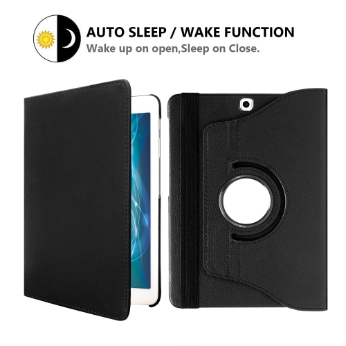Case for Samsung Galaxy Tab S2 9.7 inch, 360 Degree Rotating Stand Case Sm