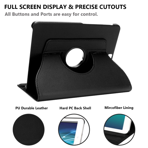 Case for Samsung Galaxy Tab S2 9.7 inch, 360 Degree Rotating Stand Case Sm