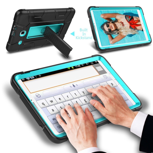 Samsung Galaxy Tab E 9.6 Case, SM-T560 / T561 / T567 Case, Galaxy Tab E 9.6 Case With HD Screen Protector, L00KLY 3 in 1 T
