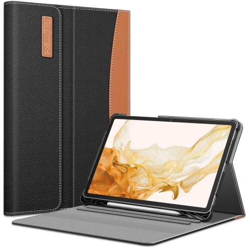Image 1 of 7.. Fintie Case for Samsung Galaxy Tab S8 Plus 2022/S7 FE 2021/S7 Plus 2020 12.4 inch with S Pen Holder, Multiple Angle Portfoli