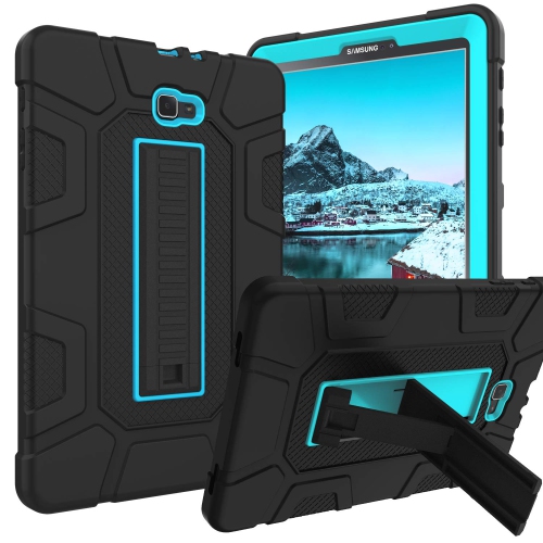 Galaxy Tab A 10.1 2016 Case SM-T580 T585 T587 GUAGUA Kickstand 3 in 1 Hybrid Hard Heavy Duty Rugged Shockproof Protective An