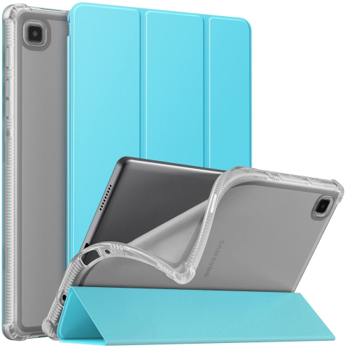 Image 1 of 7.. Samsung Galaxy Tab A7 Lite 8.7 Inch SM-T225/T220/T227, Slim Lightweight Smart Case Stand Case with Soft TPU Translucent Frosted Back Shell for Galaxy