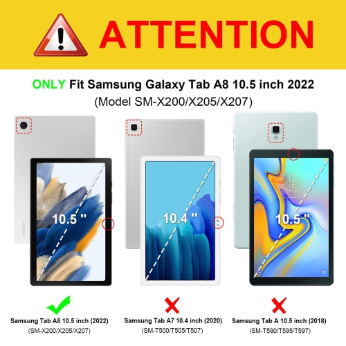 Fintie Slim Case for Samsung Galaxy Tab A8 10.5 inch 2022 Model, Ultra Thin Lightweight Hard Back Shell