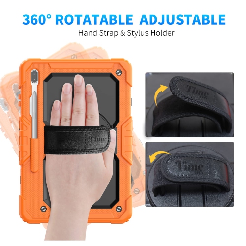Timecity Samsung Galaxy Tab S8 Plus Case 2022 /Tab S7 FE Case 12.4" 2021 with Screen Protector,