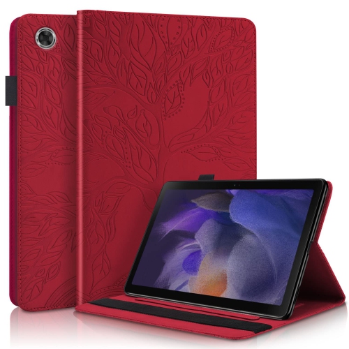 Étui Linbol pour Galaxy Tab A8 de 10.5 po à 2021 étuis SM-X200 SM-X205 en similicuir pu à rabat léger Multi-A de Samsung