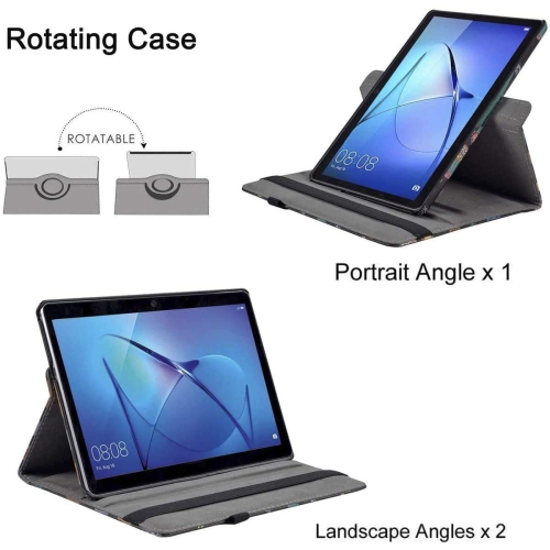 Case for Samsung Galaxy Tab A 8.0 2019 Case , 360 Degree Rotating Stand Smart Case for Samsung Tab A 8.0 Inch Tablet SM-T29