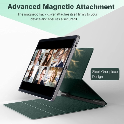 Samsung Galaxy Tab S6 Lite 10.4 Inch 2022/2020, Ultra Slim Lightweight Magnetic Stand Cover Fit Galaxy Tab S6 Lite 2022/2020 Tablet, Midnight Green