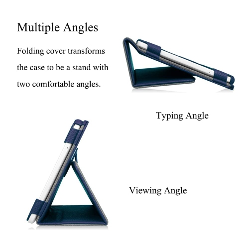 KYVIAUM Slim Case for Samsung Galaxy Tab E 9.6'', Lightweight Stand Cover for Samsung Galaxy Tab E 9.6 Inch Tablet 2015 Rele