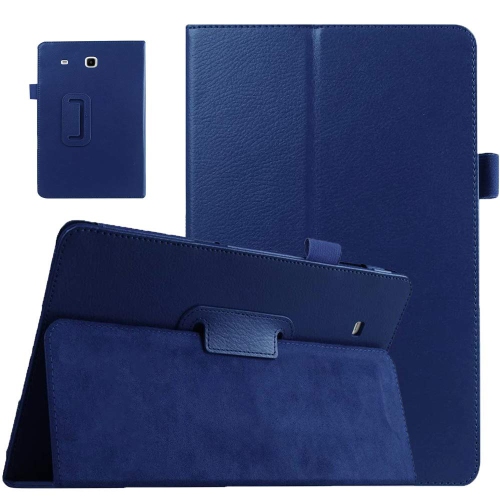 Image 1 de 7.. EKVINOR – Étui pour Tab E 9.6, modèle T560, étui folio mince en cuir pour Samsung Galaxy Tab E 9.6 po 2015 relevé
