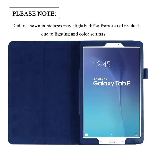 EKVINOR Case for Tab E 9.6 Case Model T560, Slim Leather Folio Case Cover Stand for Samsung Galaxy Tab E 9.6 Inch 2015 Relea