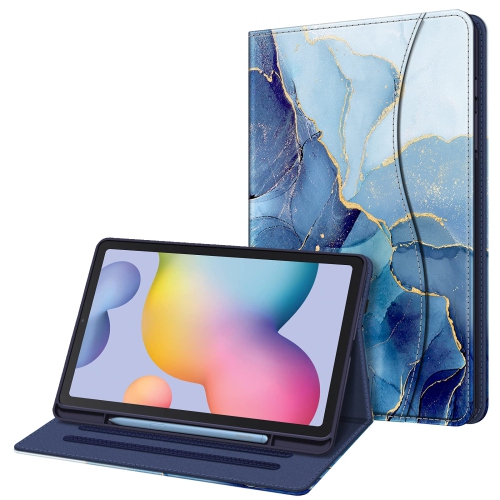 Image 1 de 7.. Étui Fintie pour Galaxy Tab S6 Lite de 10.4 po 2022/2020 de Samsung avec support S Pen, multiangle