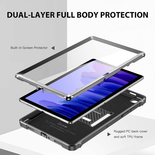 ZtotopCase for Samsung Galaxy Tab A7 Case 10.4'' 2020/2022, Dual-Layer Shockproof Full-Body Cover for Galaxy Tab A7 (SM-T500
