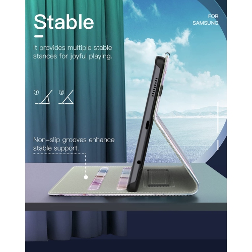 Dadanism Case for Samsung Galaxy Tab A7 Lite 8.7 Inch 2021, Multi-Angle Viewing Lightweight Folio Cover