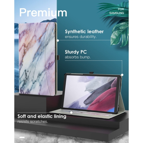 Dadanism Case for Samsung Galaxy Tab A7 Lite 8.7 Inch 2021, Multi-Angle Viewing Lightweight Folio Cover