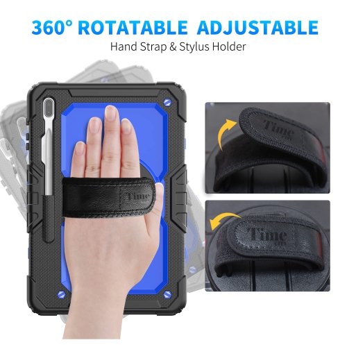 Timecity Samsung Galaxy Tab S8 Plus/ S8 + Case 2022 / Tab S7 FE 12.4 2021, Full-Body Protective