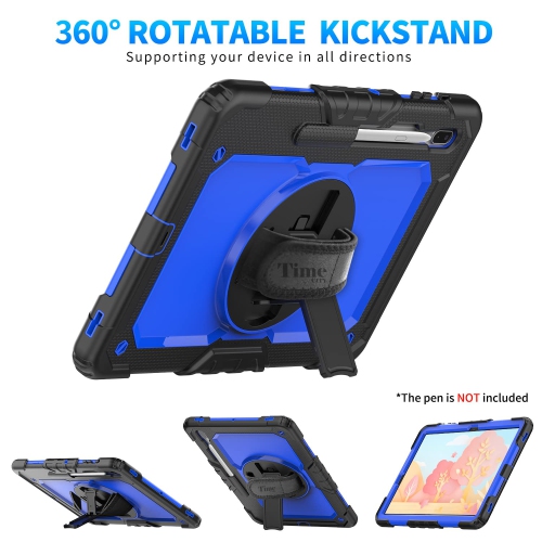 Timecity Samsung Galaxy Tab S8 Plus/ S8 + Case 2022 / Tab S7 FE 12.4 2021, Full-Body Protective