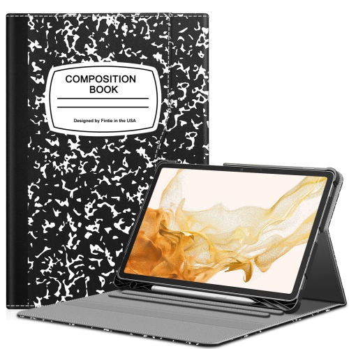 Image 1 de 7.. Étui Fintie pour Galaxy Tab S8 plus 2022/S7 FE 2021/S7 plus 2020 12.4 po de Samsung avec porte-stylet S Pen, Portfoli à plusieurs angles